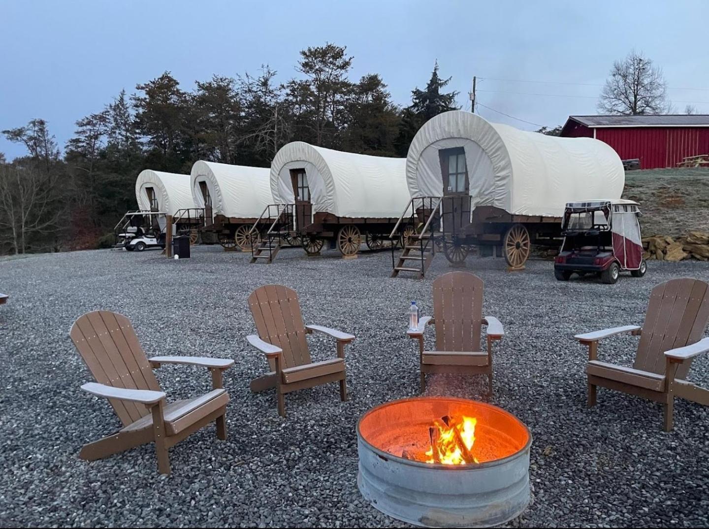 Smoky Hollow Outdoor Resort Covered Wagon Sevierville Eksteriør bilde